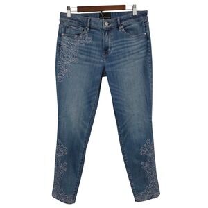 White House Black Market Mid Rise‎ Girlfriend Jeans Size 8